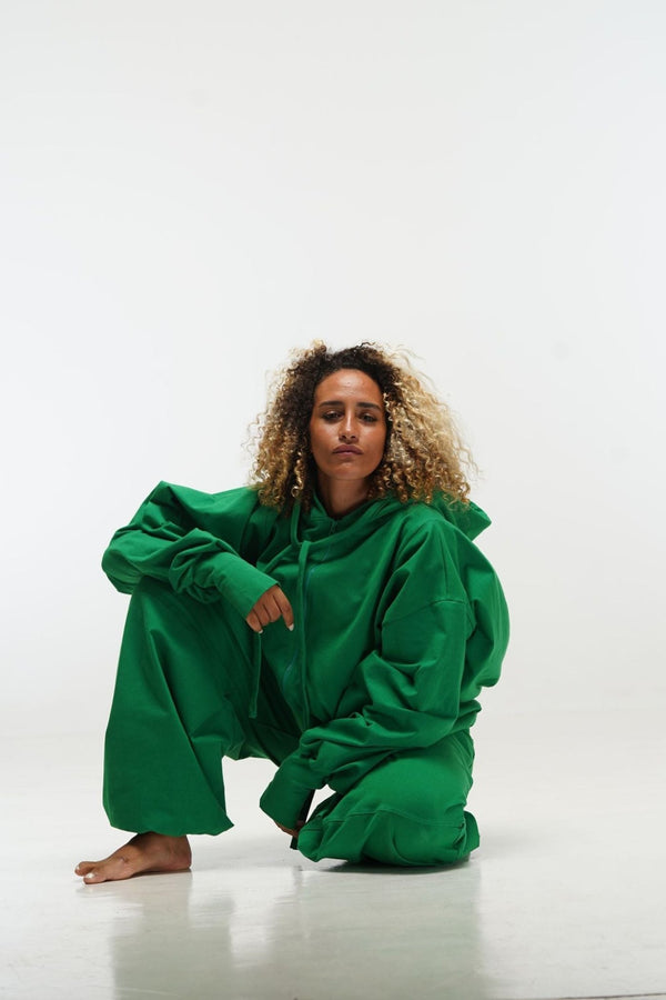 Balloon Trackies in Grass Green - Manners London