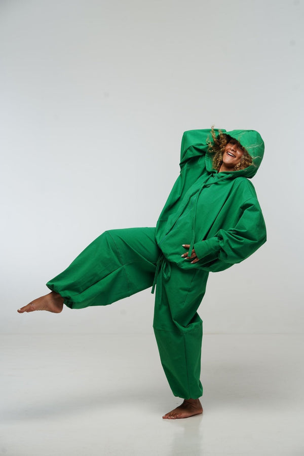 Balloon Trackies in Grass Green - Manners London