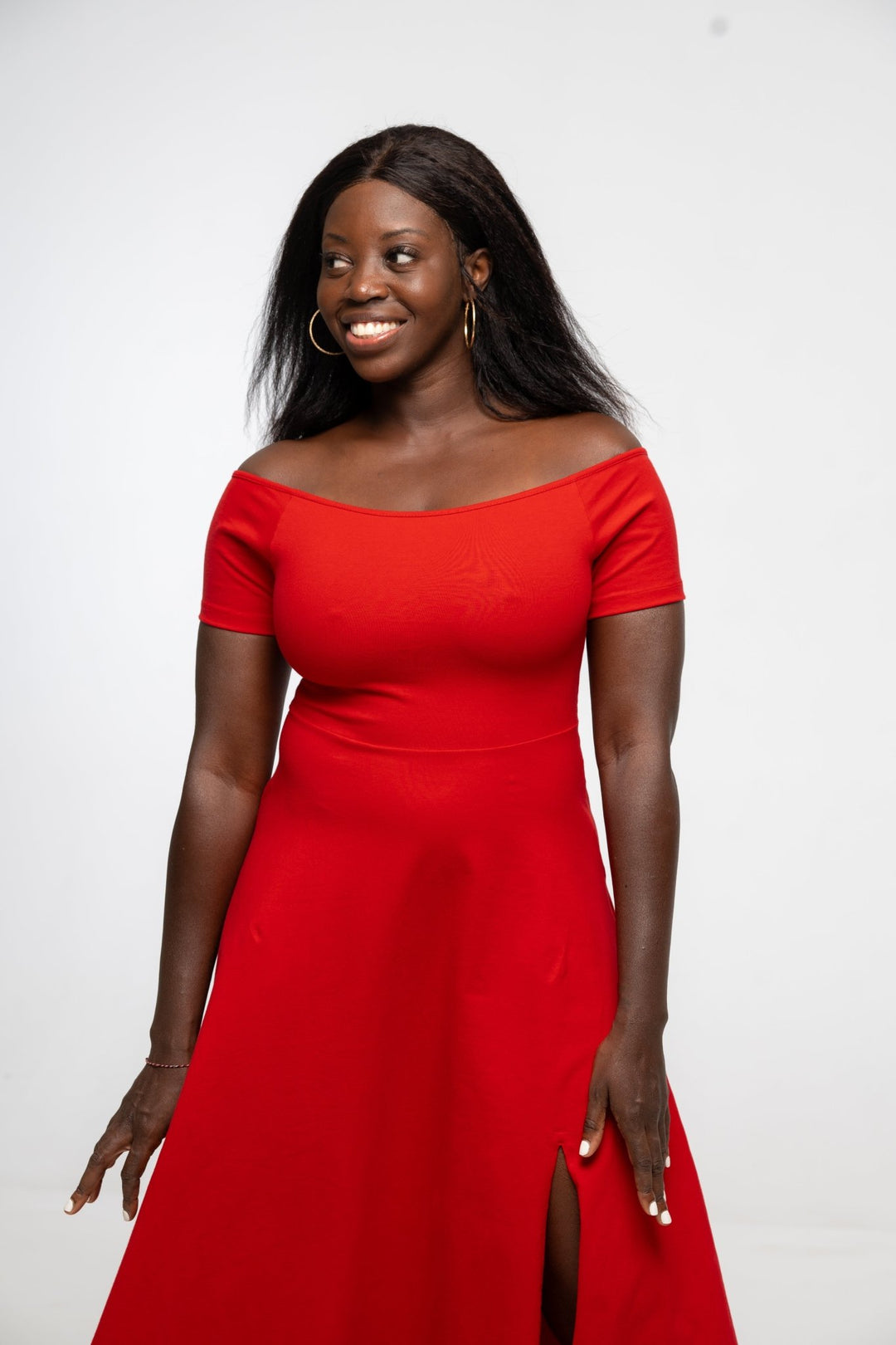 red bardot dress Martini Midi In Fire %0D%0AColour%20may%20vary%20due%20to%20lighting%20on%20images The Shoulder Bardot Midi Prom