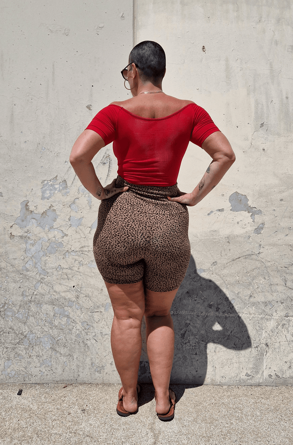 Bardot Short Sleeve Full Length Top in Pomegranate Red - Manners London