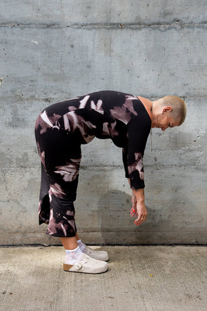 Baza Midi Dress Petite in Hujan Manis - Manners London