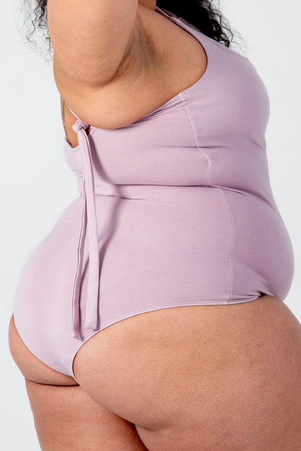 Beela Bodysuit Tall In Violet Ice - Manners London
