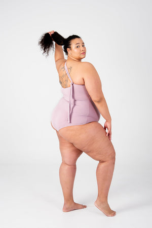 Beela Bodysuit Tall In Violet Ice - Manners London