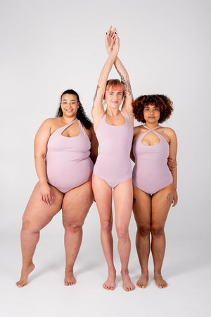 Beela Bodysuit Tall In Violet Ice - Manners London