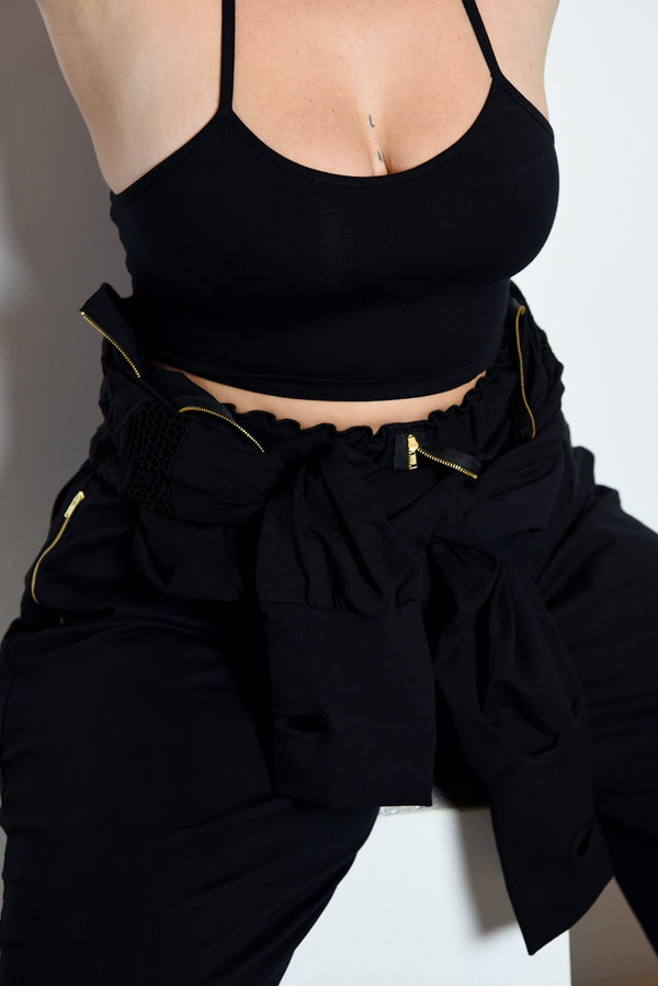 Boiler Suit Petite in Black - Manners London