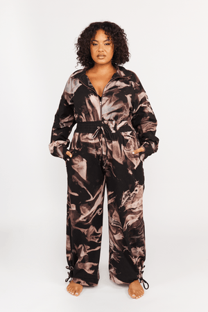 Boiler Suit Petite in Hujan Manis - Manners London