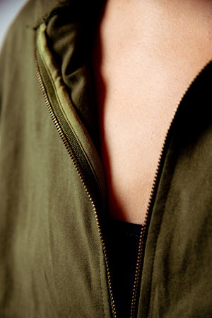 Boiler Suit Petite in Khaki Green - Manners London