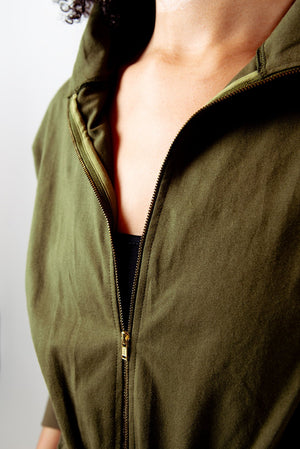 Boiler Suit Regular in Khaki Green - Manners London