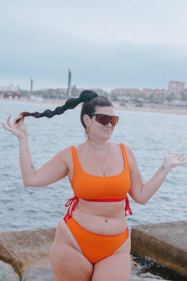 Bum Out Reversible High Waist In All The Fire - Manners London