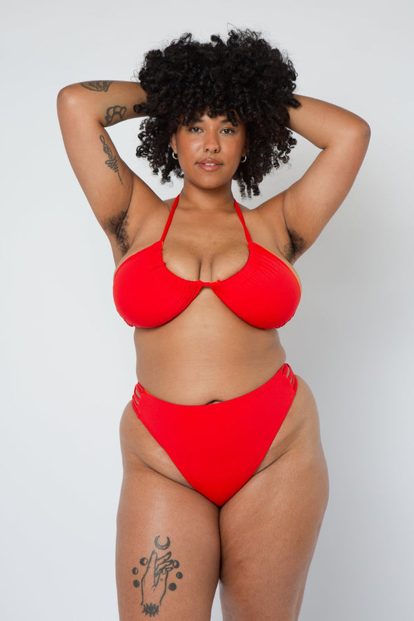 Bum Out Reversible High Waist In All The Fire - Manners London