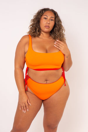 Cheeky Reversible High Waist Regular In All The Fire - Manners London