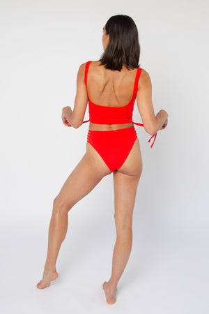 Cheeky Reversible High Waist Regular In All The Fire - Manners London
