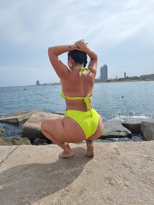 Cheeky Reversible High Waist Regular In Grape and Apple Sours - Manners London