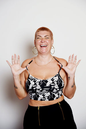 Crop Vest in Libre - Manners London