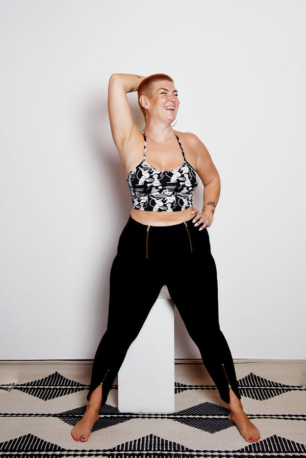 Crop Vest in Libre - Manners London