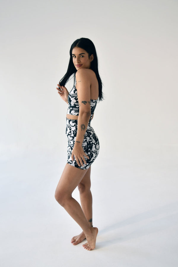 Crop Vest in Libre - Manners London