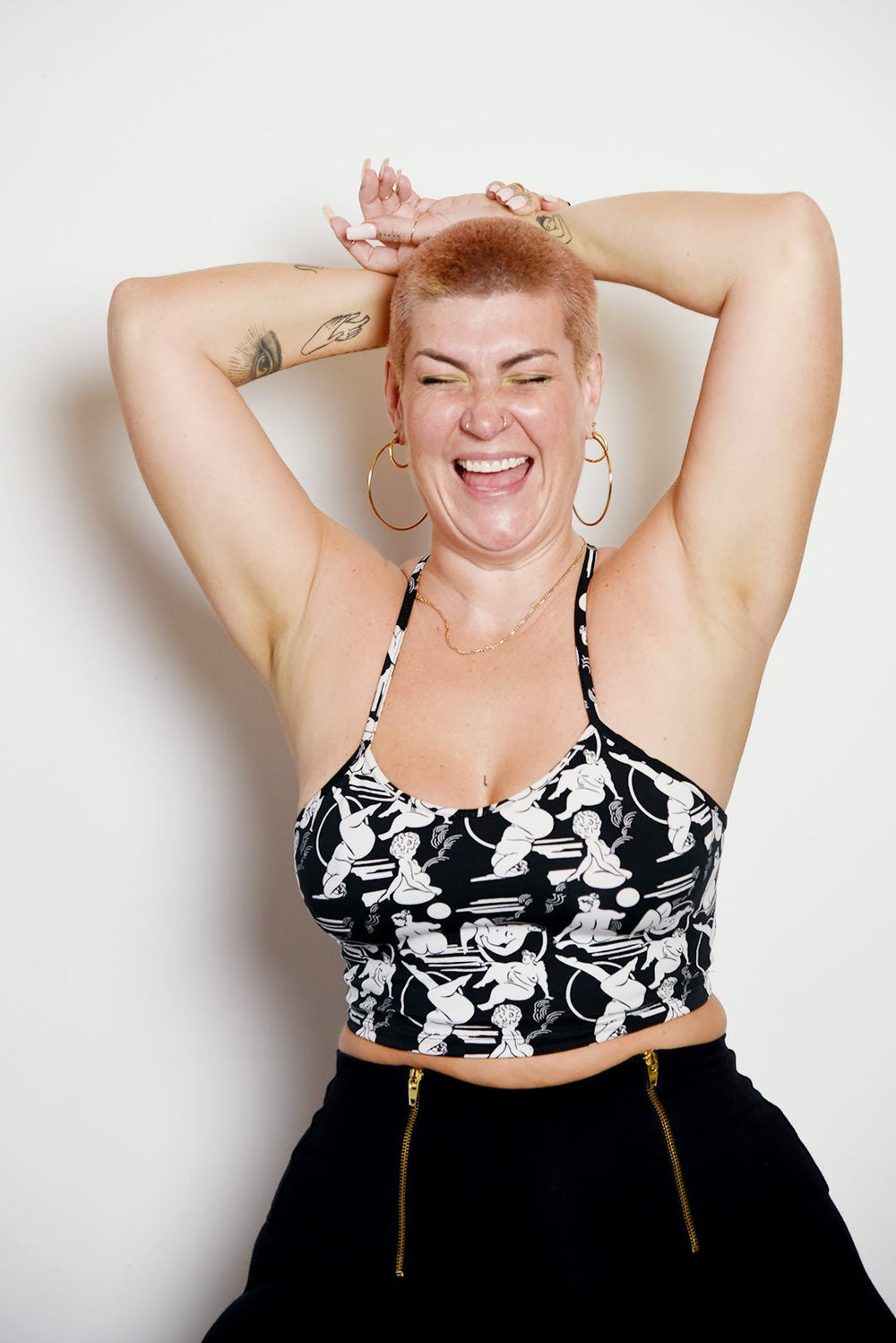 Crop Vest in Libre - Manners London