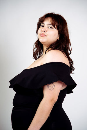 Diida 3 - way Full Length Top in Black - Manners London