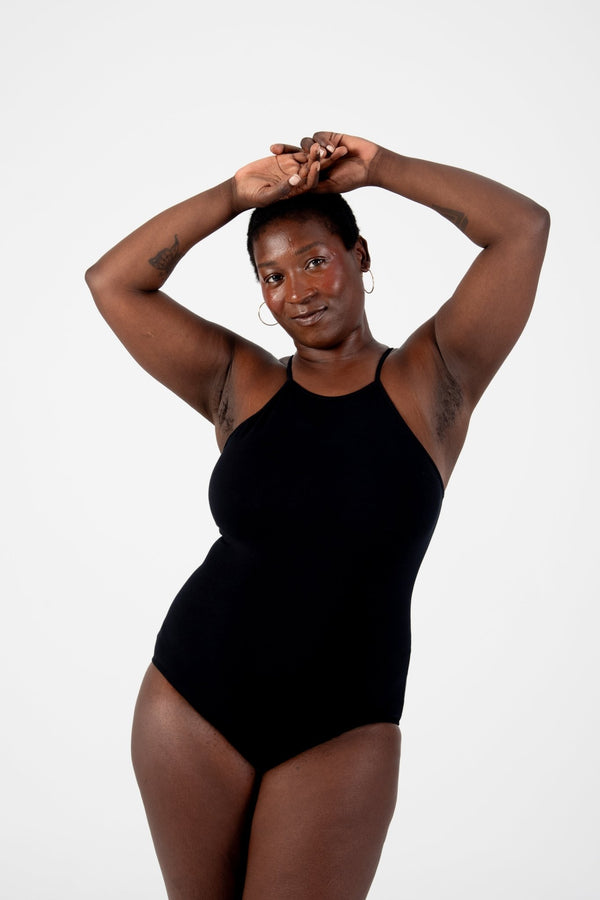 Eka Bodysuit Tall In Black - Manners London