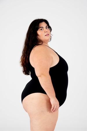 Eka Bodysuit Tall In Black - Manners London