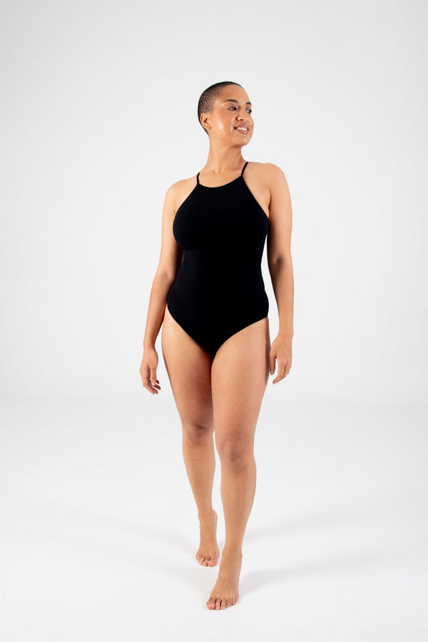 Eka Bodysuit Tall In Black - Manners London