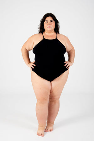Eka Bodysuit Tall In Black - Manners London