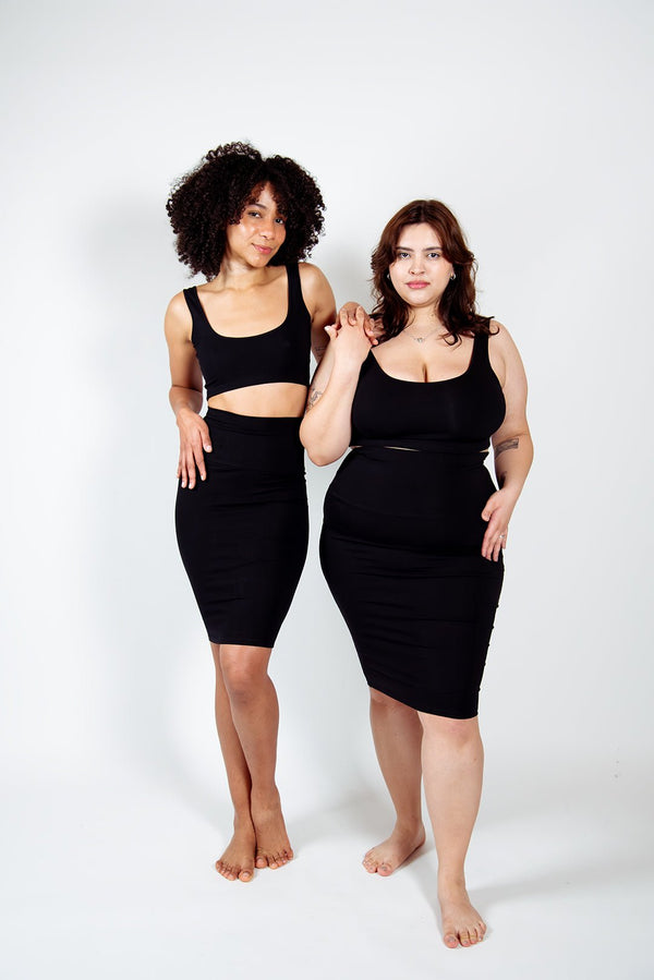 Favell Pencil Skirt In Black - Manners London