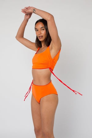 Full Cover Reversible High Waist In All The Fire - Manners London