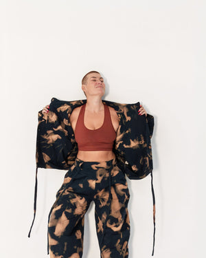 Funnel Jacket in Acid Wash - Manners London