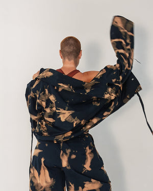 Funnel Jacket in Acid Wash - Manners London
