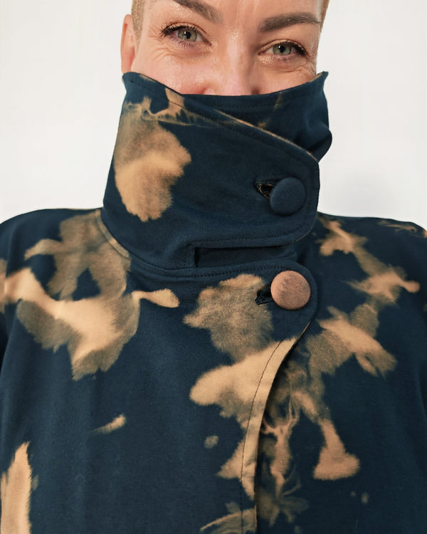 Funnel Jacket in Acid Wash - Manners London