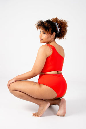 Got - You - Cover Reversible High Waist Regular In All The Fire - Manners London