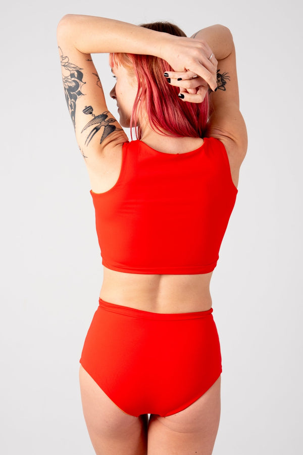 Got - You - Cover Reversible High Waist Regular In All The Fire - Manners London