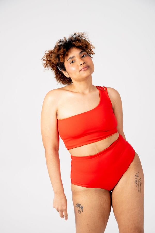 Got - You - Cover Reversible High Waist Regular In All The Fire - Manners London