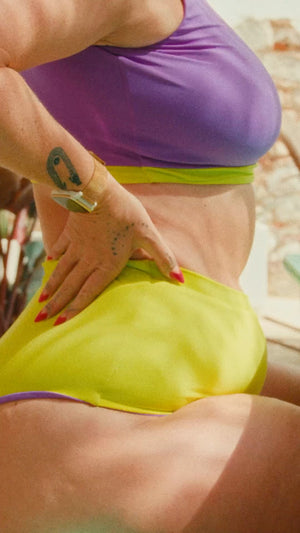 Got - You - Cover Reversible High Waist Regular In Grape And Apple Sours - Manners London