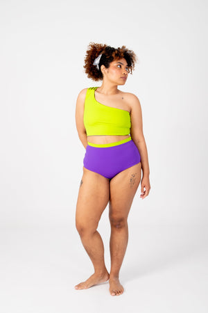 Got - You - Cover Reversible High Waist Regular In Grape And Apple Sours - Manners London