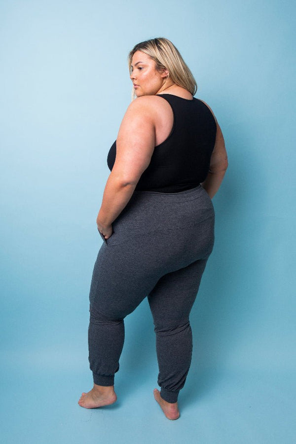 Iza Full Length Vest Top in Black - Manners London