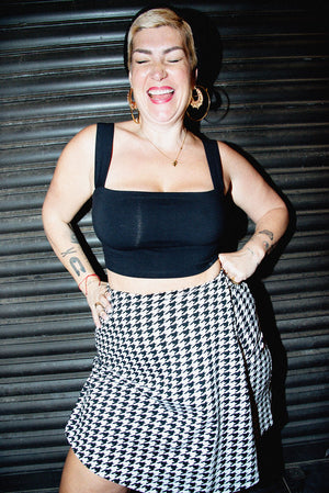 Keja Top Crop in Black - Manners London