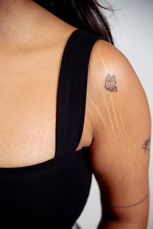 Keja Top Crop in Black - Manners London