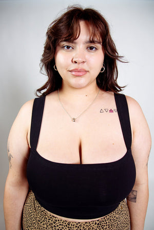 Keja Top Full Length in Black - Manners London