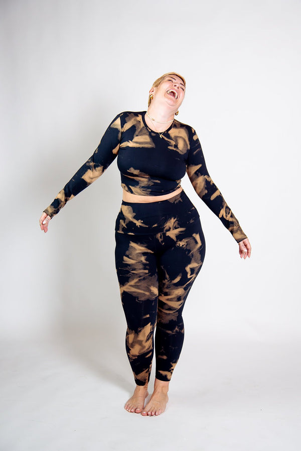 Leki Crop Top in Acid Wash - Manners London