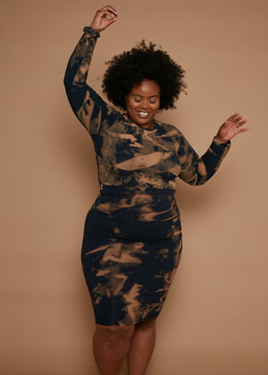 Leki Full Length Top in Acid Wash - Manners London