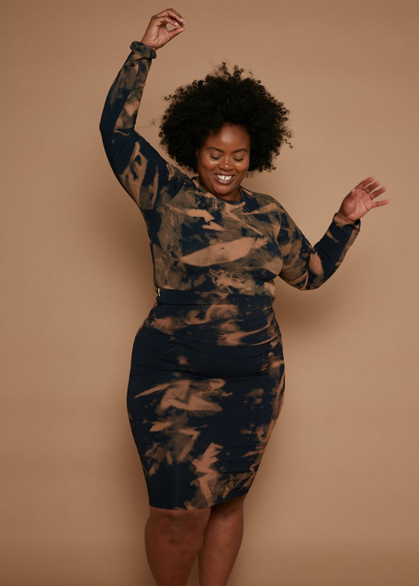 Leki Full Length Top in Acid Wash - Manners London