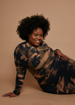 Leki Full Length Top in Acid Wash - Manners London