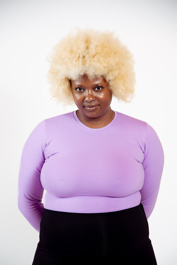 Leki Full Length Top in Lilac - Manners London