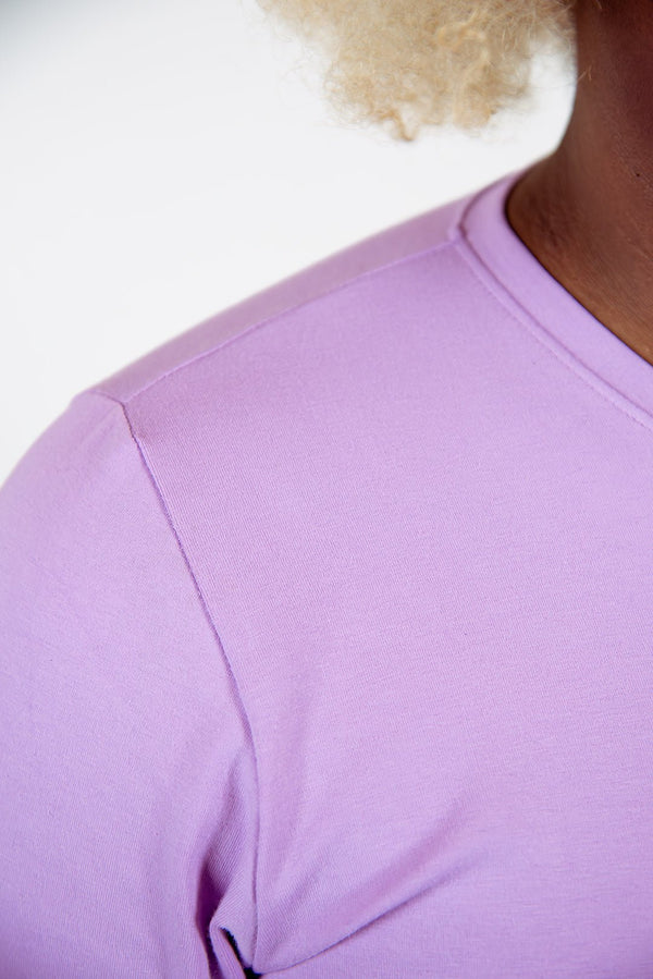 Leki Full Length Top in Lilac - Manners London