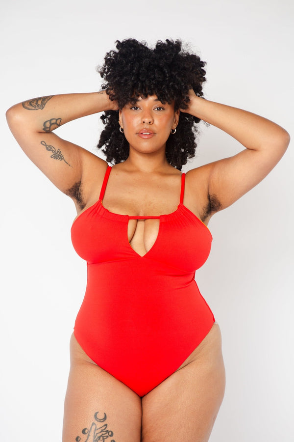 Multi Tie Reversible One Piece In All The Fire - Manners London