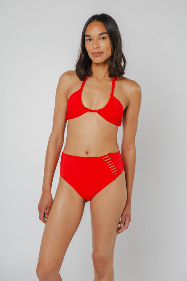 Multi Tie Reversible Top In All The Fire - Manners London