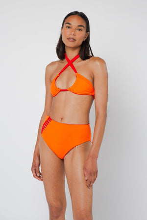 Multi Tie Reversible Top In All The Fire - Manners London