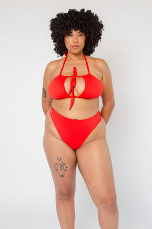 Multi Tie Reversible Top In All The Fire - Manners London